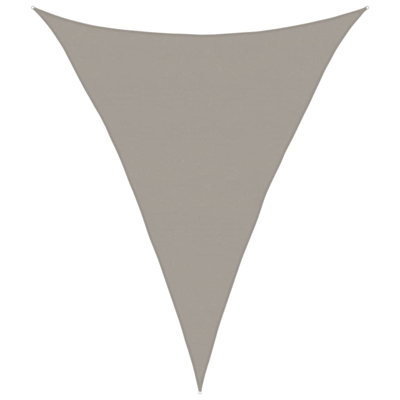 5m x 6m Triangle Shade Sail, Grey