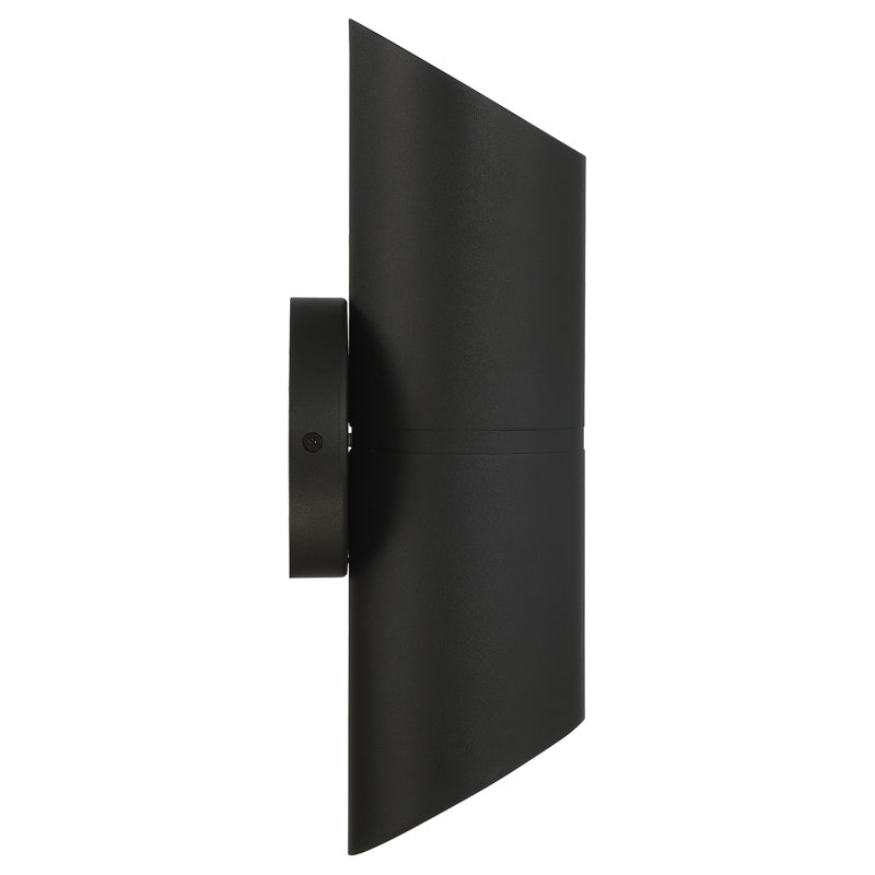Jarris Wall Light, Black, 14" H x 4.75" W x 4.75" D