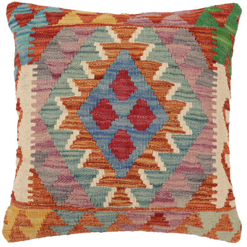 Housse et insert de coussin carré 100% laine 