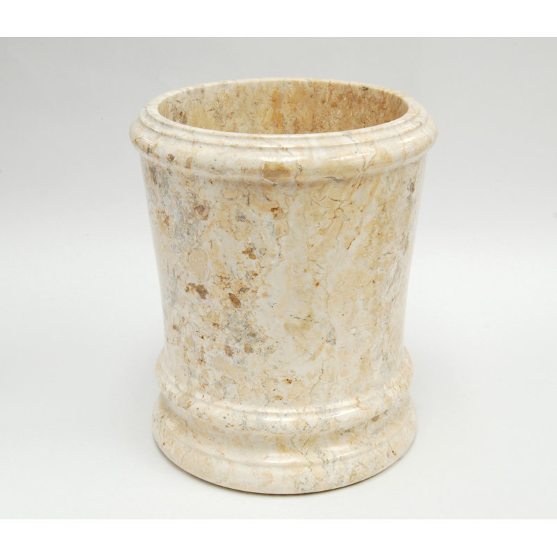 Stone Open Waste Basket - 0.5 Gallons