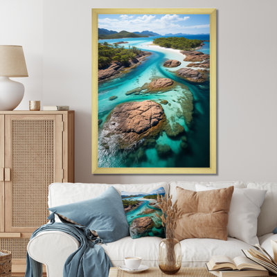 «Australie Whitsunday Island Paradise I», reproduction sur toile