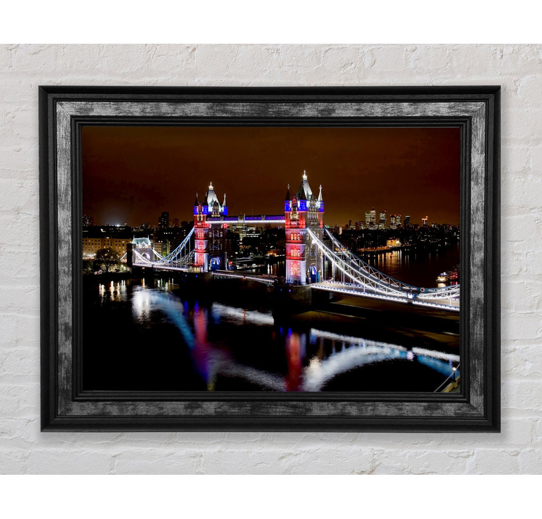 London Tower Bridge Lichter - Druck