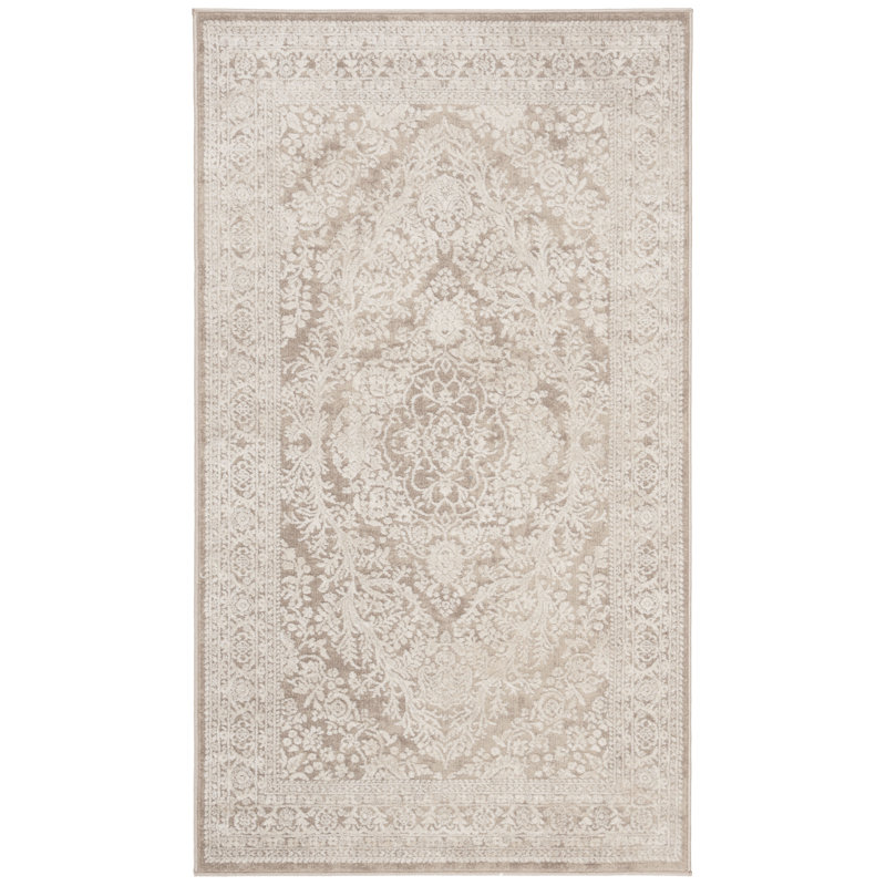 Tapis beige / crème Calidia, Rectangle 6 pi x 8 pi