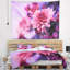 Tapisserie chrysanthemum d’automne floral coloré-28489024