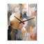 Horloge murale surdimensionnée en marbre aux formes douces et lignes I-291523695