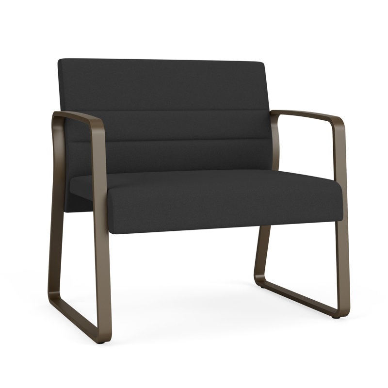 Chaise bariatique Waterfall, Bronze, Tissu graphite Open House