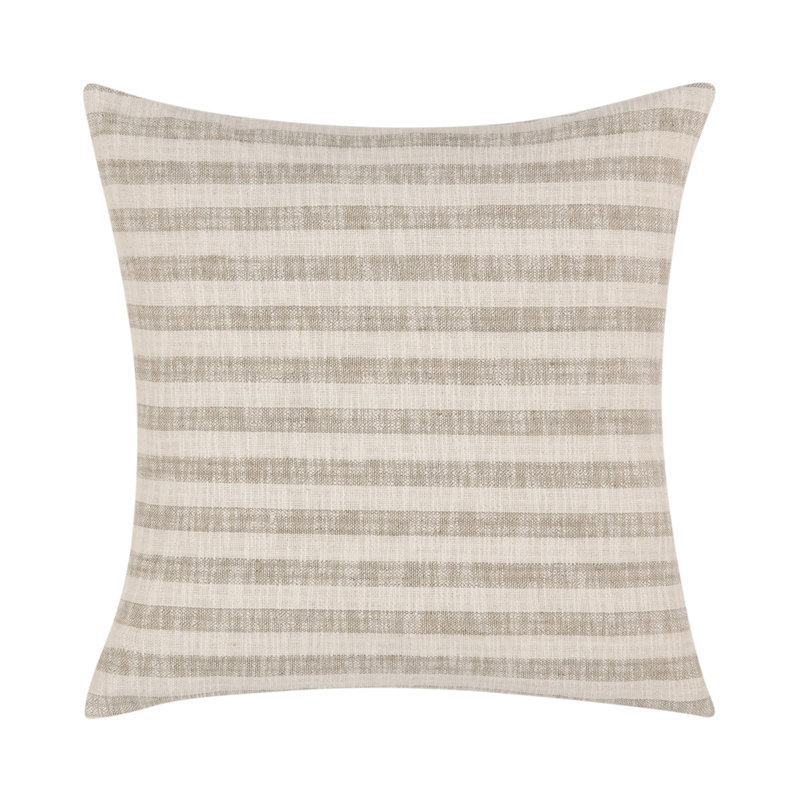 Coussin Linna, H 24 po x l 24 po, Carré, Taupe