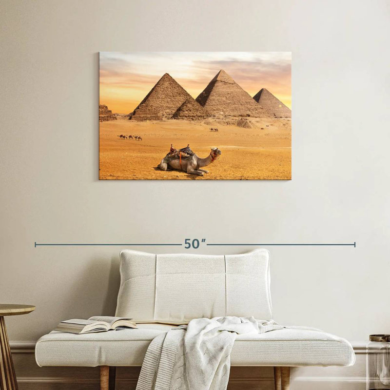 Adella Great Giza Pyramids, 24" H x 36" W