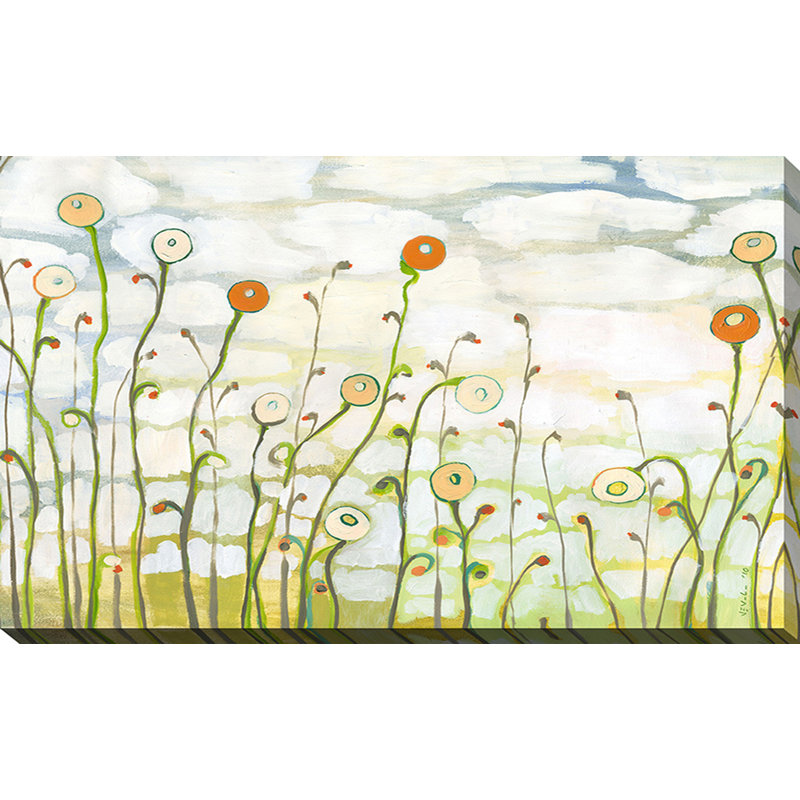 « watching the clouds go » par jennifer lommers,, reproduction d’art sur toile tendue, H 36 po x l 60 po x P 1,5 po