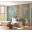 Murale botanique pelez et collez - Feuilles en bleu-1692185240