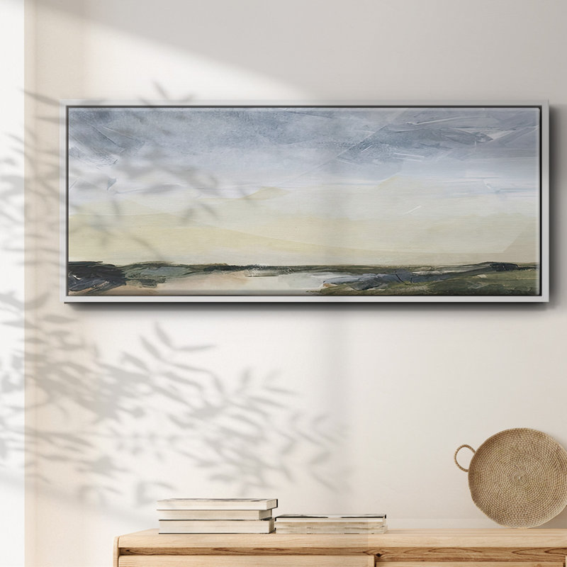 Green Ridge II- Framed Canvas
