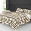 Premium Ultra-Soft Microfiber Reversible Duvet Cover Set - Reversible Two-Sided Design - Breathable Fabric - Zipper Closure with Corner Ties-126672100