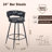 Swivel Upholstered Counter Stool-2080452586