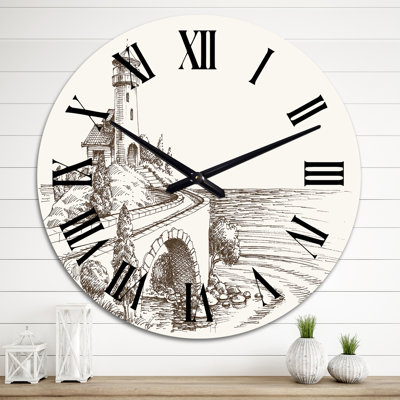 Très grande horloge murale Monalda