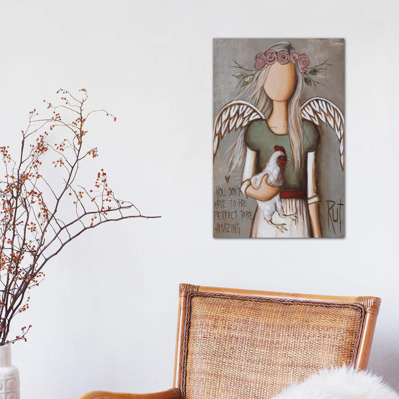 Amazing - Print, Wrapped Canvas, 18" H x 12" W x 1.5" D
