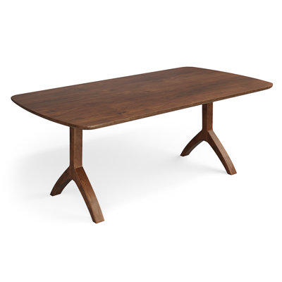 Lalia Maple Solid Wood Top Dining Table