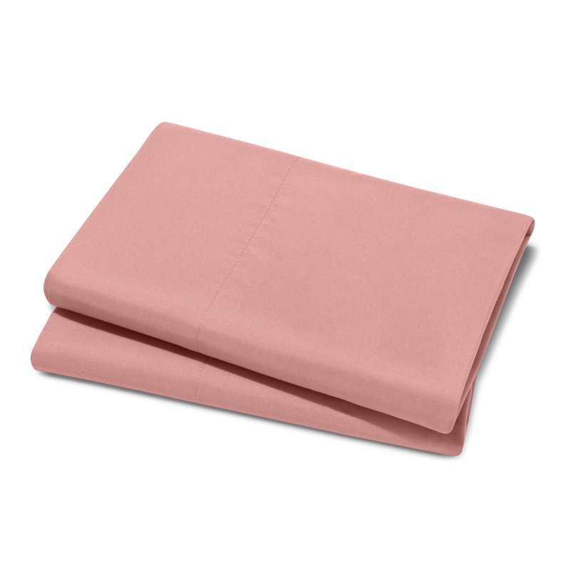 Microfiber Pillowcase - Set of 2, Sandwash Dusty Rose