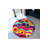 Multicolored Circles Woven Base Modern Decorative Carpet-464458342