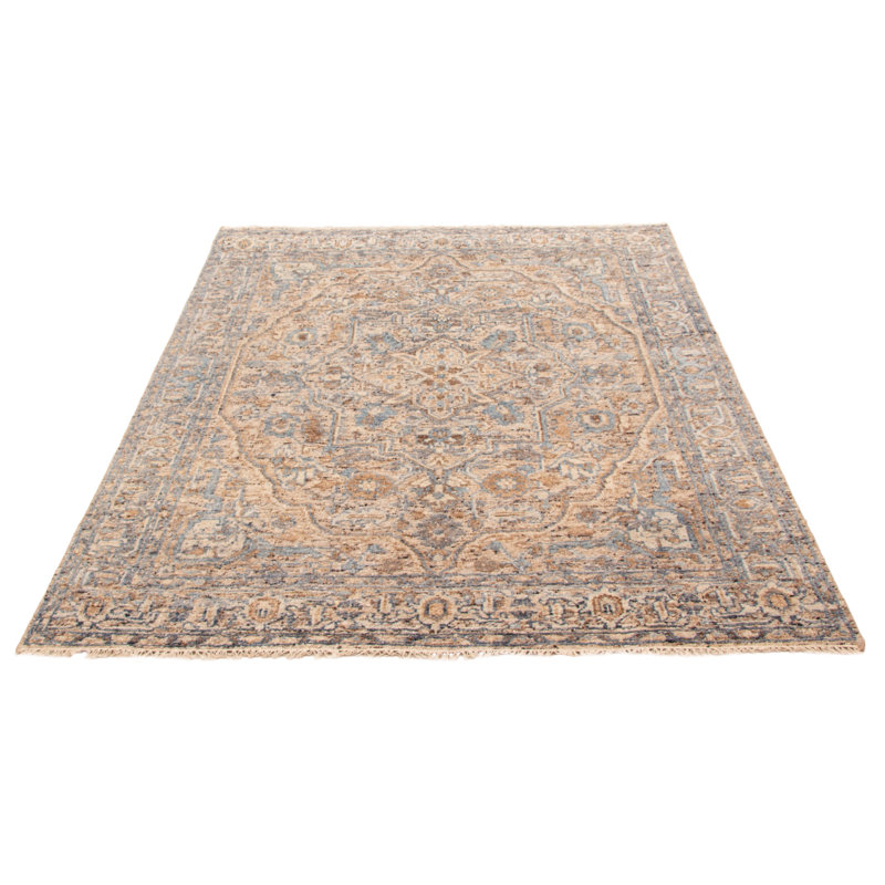 Tapis brun clair Jules Serapi 8 pi 0 po x 9 pi 9 po