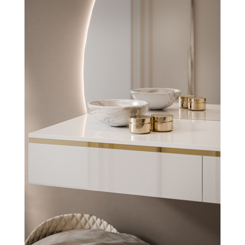 Croxton Dressing Table with Mirror
