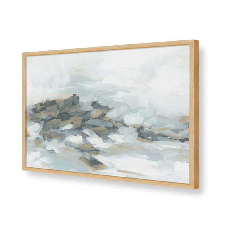 «Clouded Breakers I» par June Erica Vess, reproduction d'art, Tanné, H 36 po x l 48 po