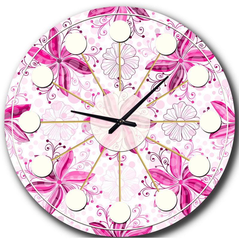 Horloge murale rétro Mid-Century, Moyenne