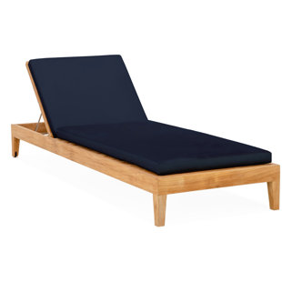 Classic Teak Chaise Lounge