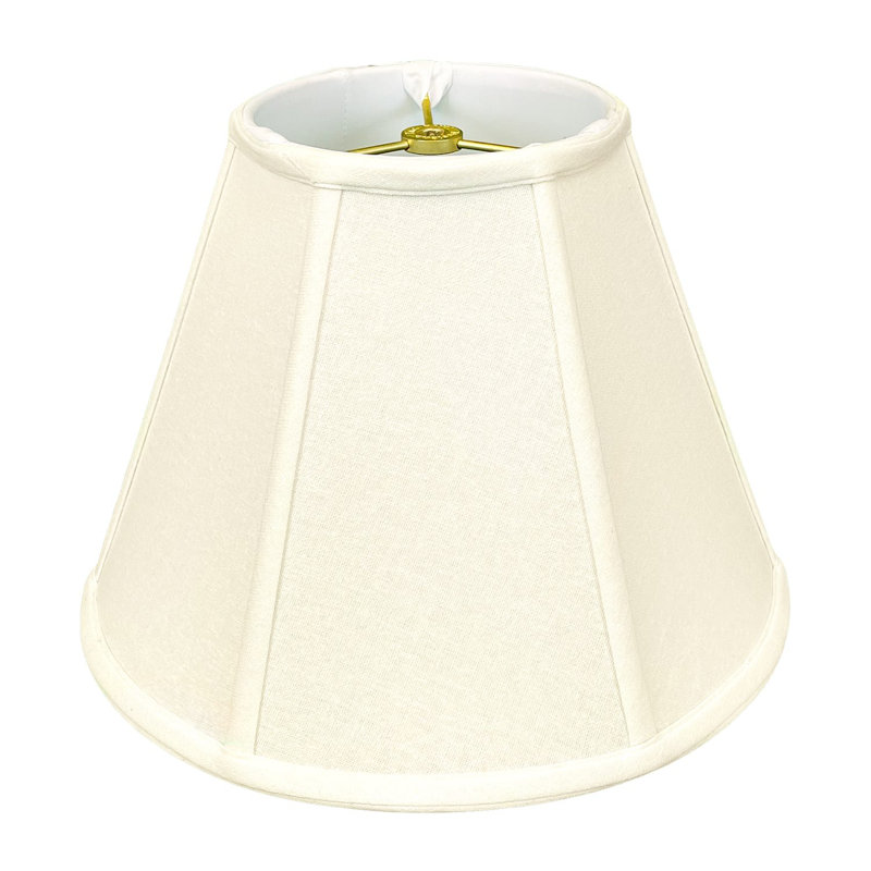 Abat-jour cloche en lin (araignée), Lin coquille d'œuf, H 12,25 po x l 16 po x P 9 po