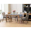 Chaise de salle à manger en tissu épaissi-622827154