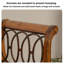 Banc double rembourré American