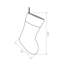 Chaussette de Noël tricotée-1885056660