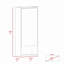 Armoire à pharmacie, une tablette externe, miroir à une porte et deux tablettes internes - gris clair-2004640684