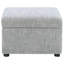 Repose-pieds avec rangement Merced Grey