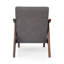 Fauteuil en lin capitonné 25,25 po Banju-33352923