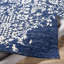 Tapis bleu marine / beige en laine touffeté à la main Bergmann-2005175385