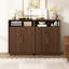 Armoire d'appoint à 2 portes en bois manufacturé et l 31,5 po Molesley-129391991