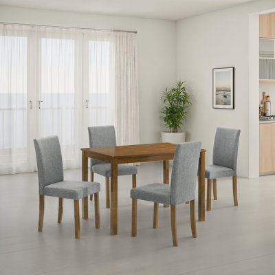 Lenox Solid Wood 5-Piece Dining Table Set