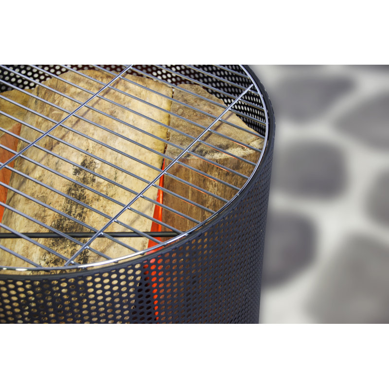 Tice 50cm H x 49cm W Aluminium Outdoor Fire Ring
