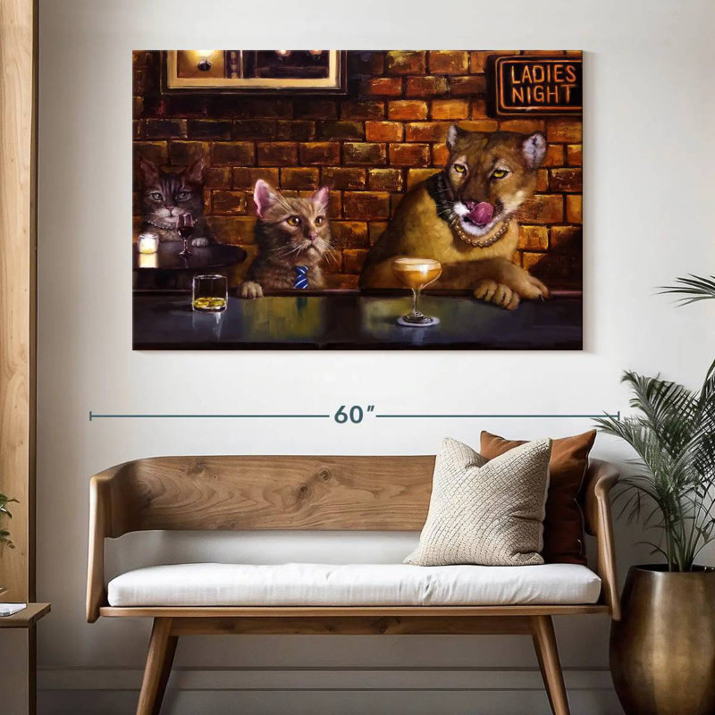 On The Prowl, 34" H x 51" W
