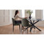 Modern Linen Upholstered Dining Chair with Metal Legs-1675662196