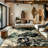 Galaxy Series Abrstract Black/Gray/Ivory/Beige Area Rug-173627219-170481946