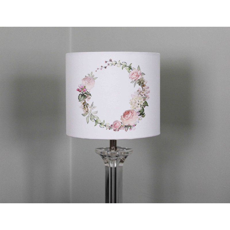 Cotton Drum Lamp Shade ( Uno ), 22cm H x 25cm W x 25cm D