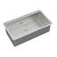Évier de cuisine à simple cuve encastrable en acier inoxydable calibre 16 de 33 po x 19 po x 10 po
