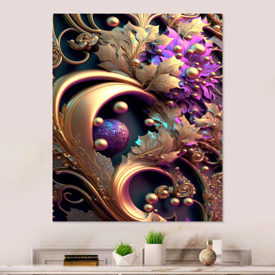 Hansine Plants & Flowers Wall Decor on Metal