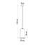 Gulcan 1 - Light White Cylinder Pendant