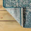 Tapis d'intérieur / extérieur à motif floral bleu sarcelle / gris Leonora-1448456191
