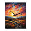 Wind Turbines Whirling Skies II - Horloge murale-1150651678