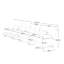4 Canapé modulaire en chenille blanc: canapé confortable pour un appartement. Revêtement doux. Conception exquise rembourrée. Rembourrage intérieur. Combinaisons flexibles. Accoudoirs avec soutien supplémentaire. Coussins décoratifs