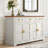 59'' W Sideboard with 3 Drawers, Mid-Century Style 4-Door Storage Cabinet-604027781