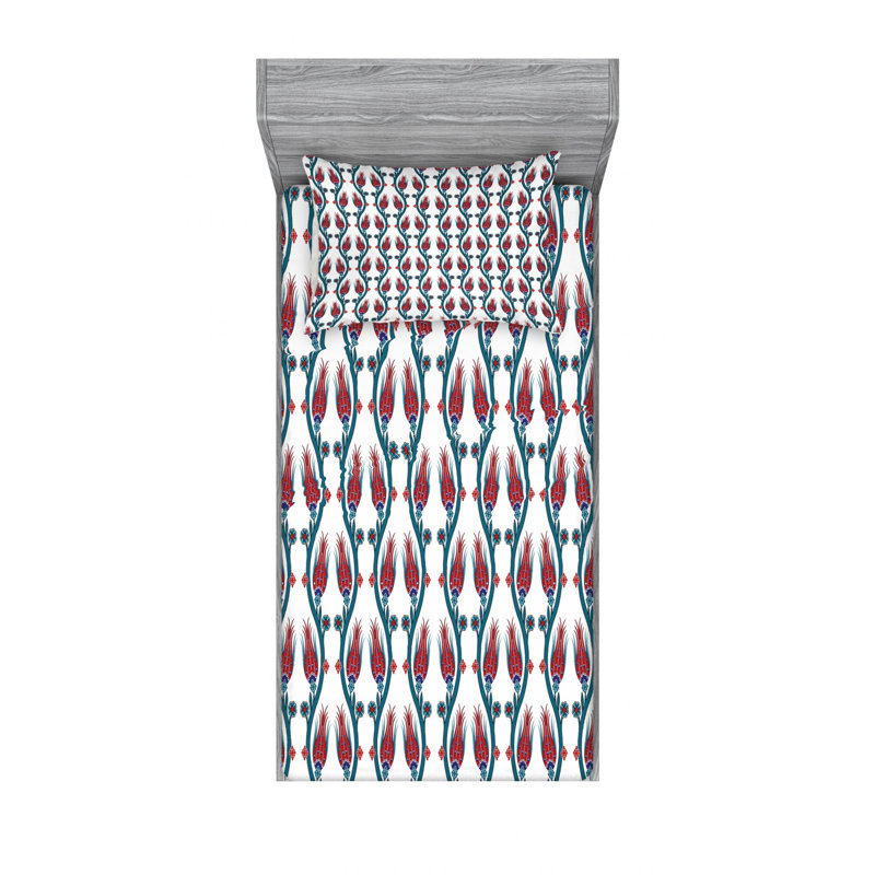 Microfiber Sheet Set, Twin Sheet Set with Fitted Sheet